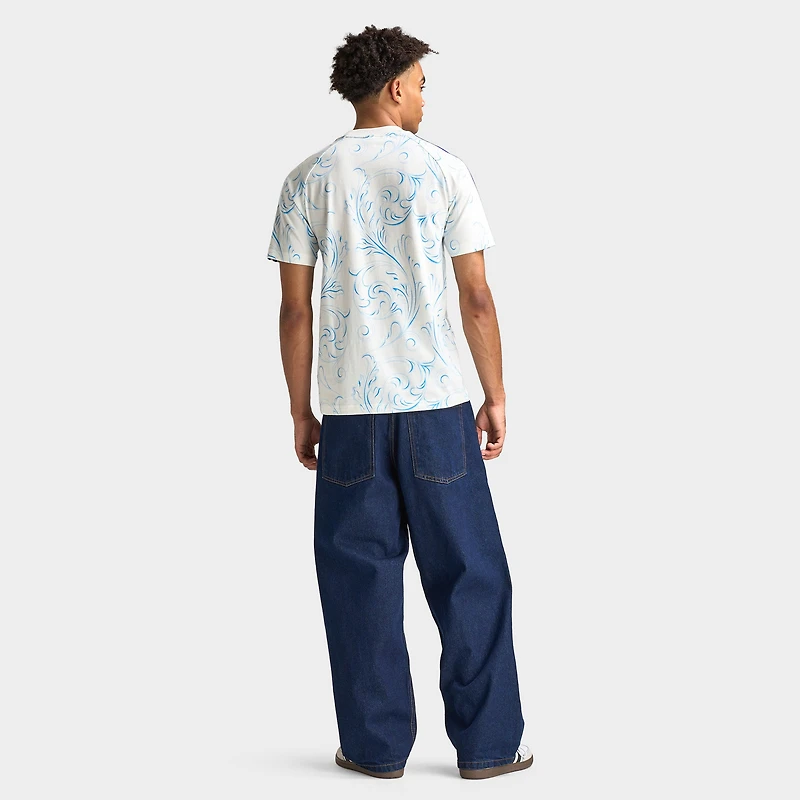 adidas Argentina Originals All Over Print T-Shirt / Off Whit