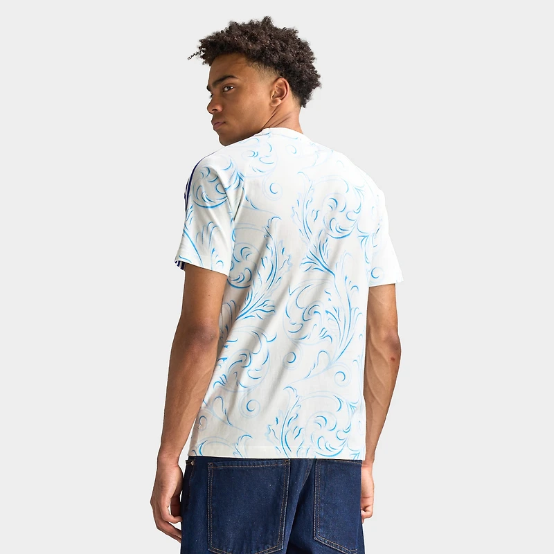 adidas Argentina Originals All Over Print T-Shirt / Off Whit