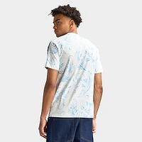 adidas Argentina Originals All Over Print T-Shirt / Off Whit