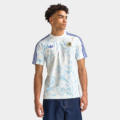 adidas Argentina Originals T-shirt imprimé intégral / Blanc cassé