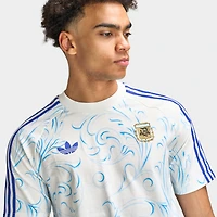 adidas Argentina Originals T-shirt imprimé intégral / Blanc cassé