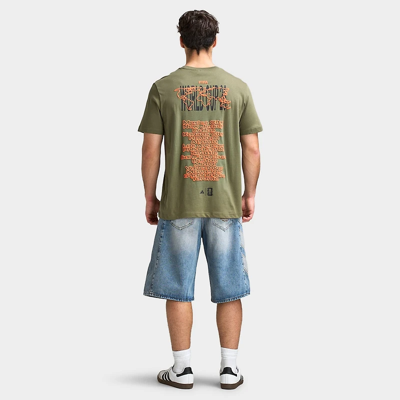 adidas M WC Tour 1 T-shirt / Olive Strata