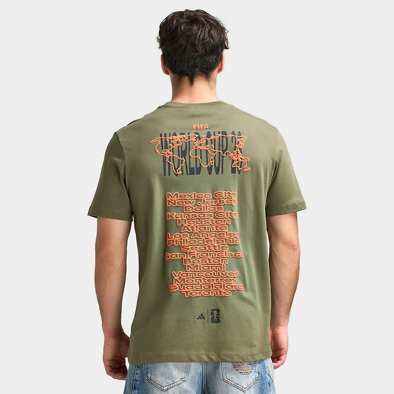 adidas M World Cup Tour T-Shirt 1 / Olive Strata