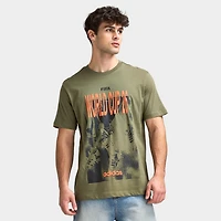 adidas M WC Tour 1 T-shirt / Olive Strata