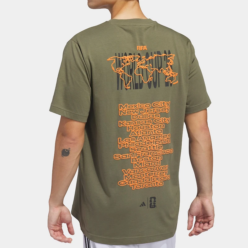 adidas M WC Tour T-Shirt 1 / Olive Strata