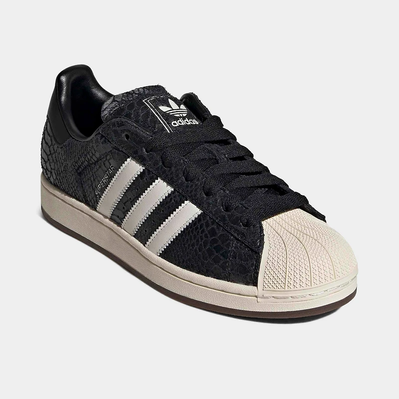adidas Superstar Noir Carbone / Blanc - Crème