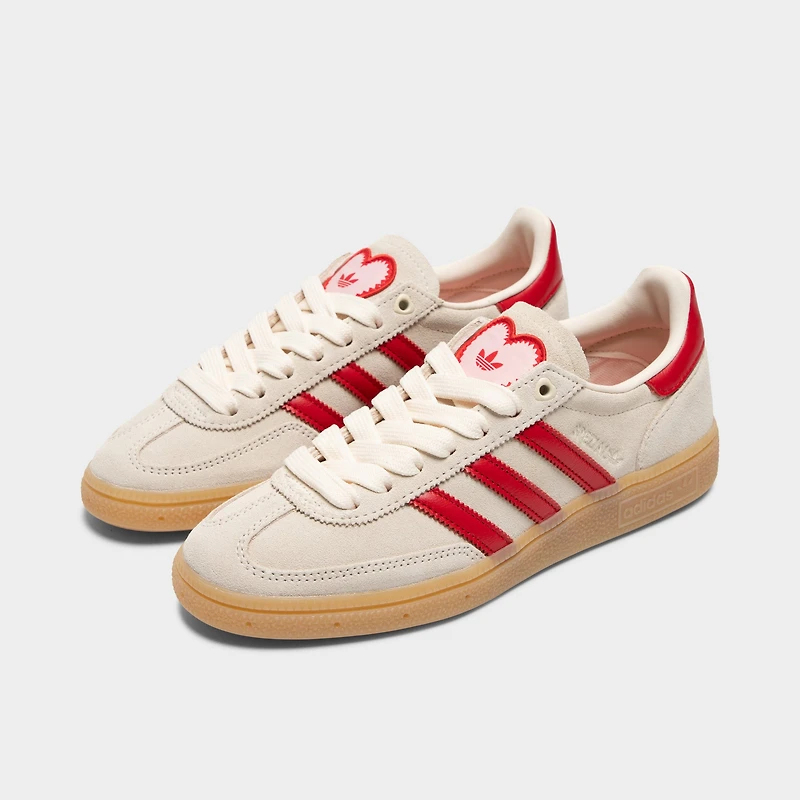 adidas Femmes Handball Spezial Crème Blanc / Better Scarlet - Rose sable