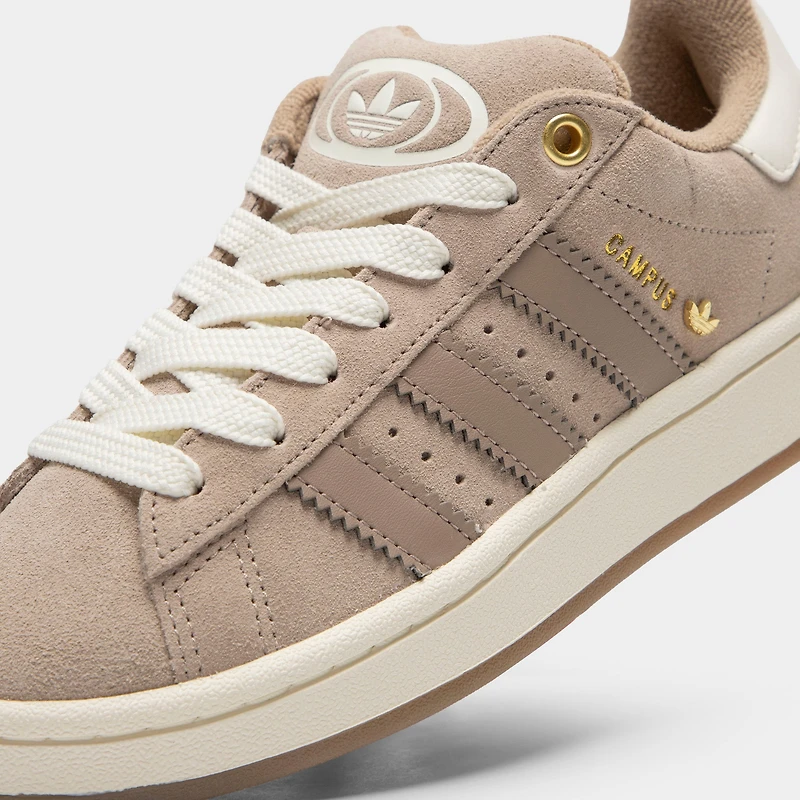 adidas Juniors' Campus 00s Trace Khaki / Chalky Brown - Off White