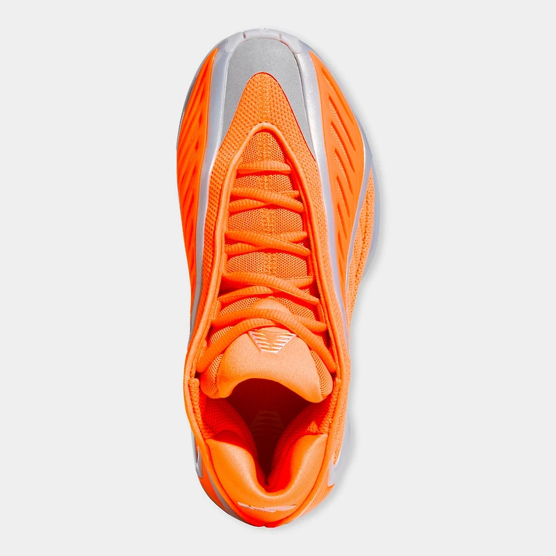 adidas Junior Anthony Edwards 2 Orange lucide / Argent métallique - Gris