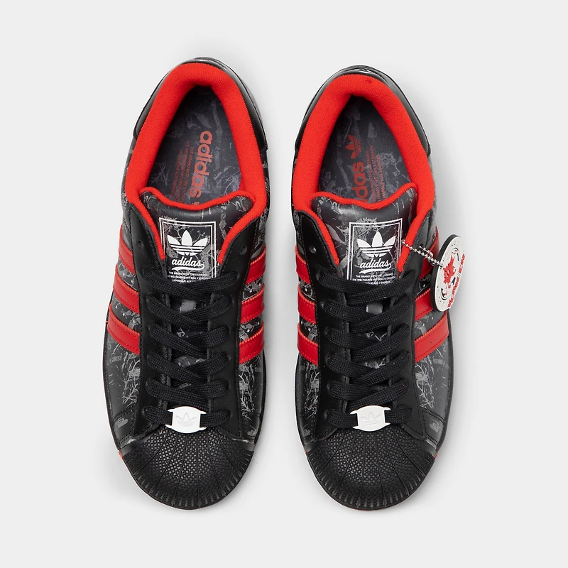 adidas Superstar II WC - Noir / Rouge