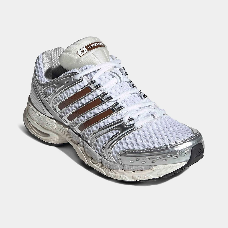 adidas Femmes Adistar Control 5 Blanc / Marron d'occasion - Gris