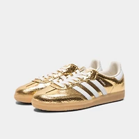 adidas Women's Samba OG Gold Metallic / White - Core