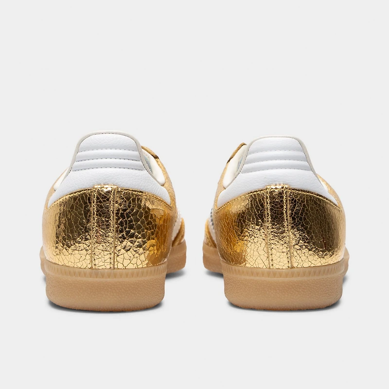 adidas Women's Samba OG Gold Metallic / White - Core