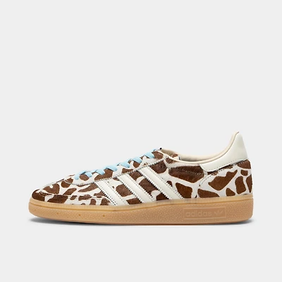 adidas Originals Women's Handball Spezial Crystal Linen / Ivory Icey Blue