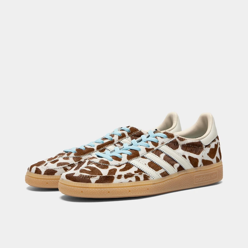 adidas Originals Women's Handball Spezial Crystal Linen / Ivory Icey Blue