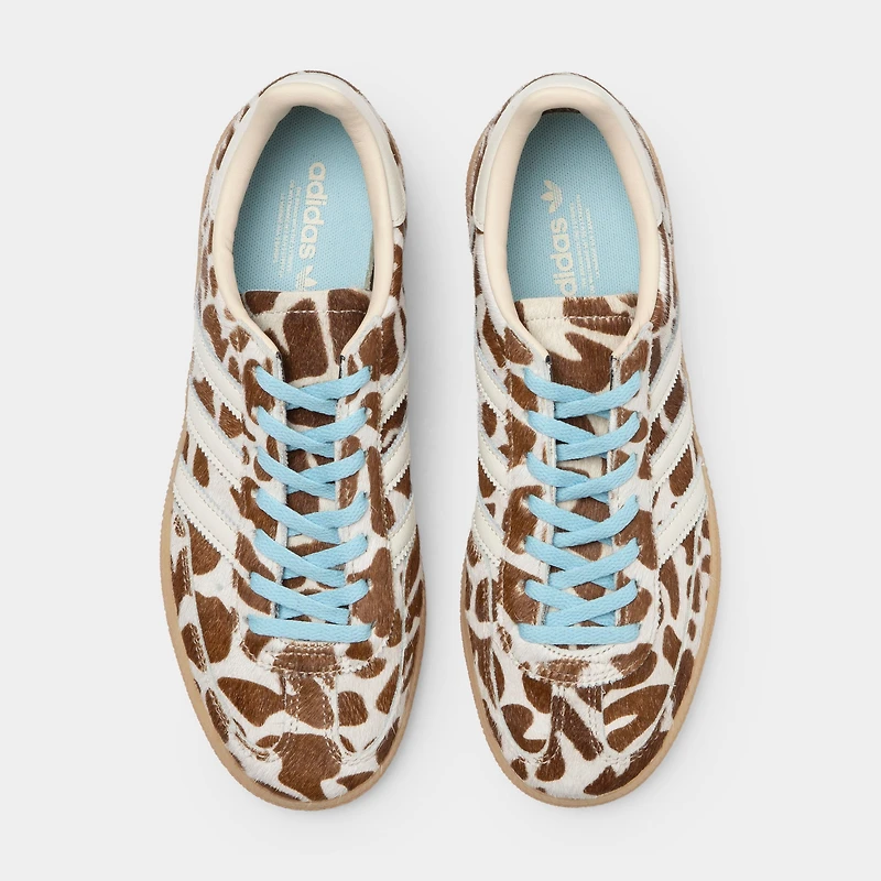 adidas Originals Women's Handball Spezial Crystal Linen / Ivory Icey Blue