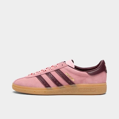 adidas Muenchen Femmes Rose Spark / Rouge Ombre - Gomme