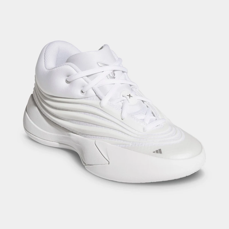 adidas Juniors' Dame X White / Zero Metallic - Silver