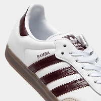 adidas Samba Femme Blanc / Café Métallisé - Gomme