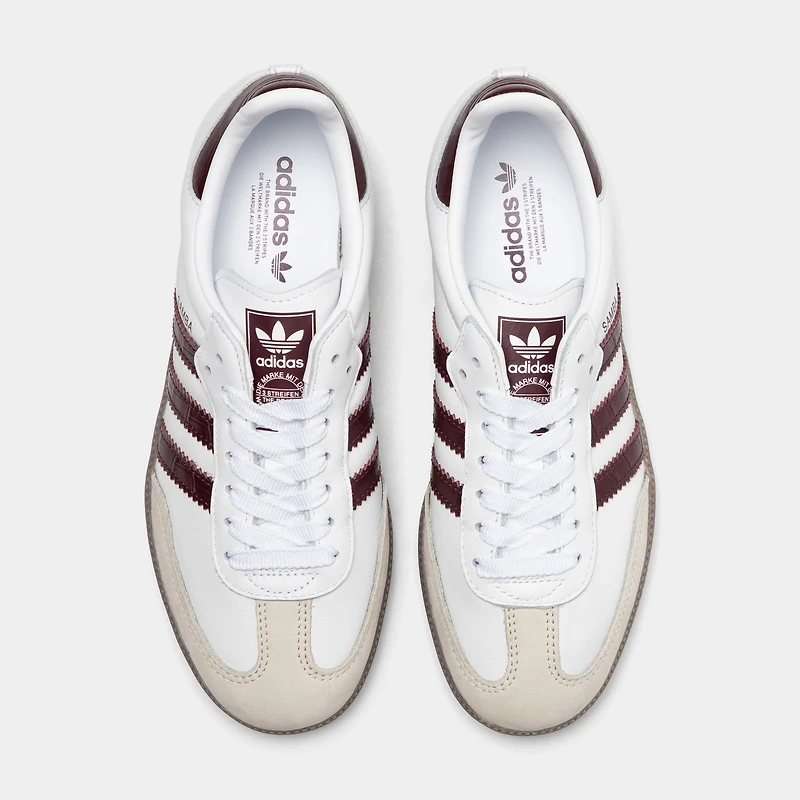 adidas Samba Femme Blanc / Café Métallisé - Gomme