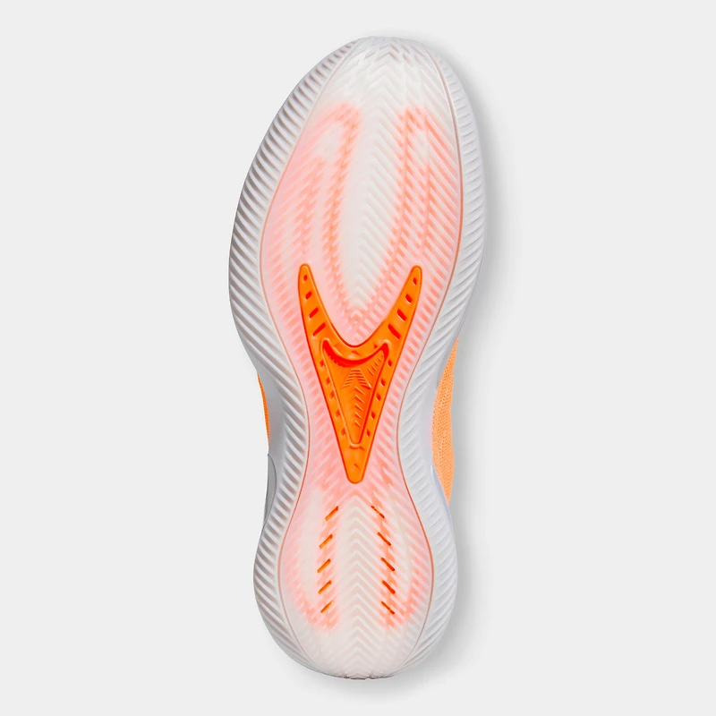 adidas Anthony Edwards 2 Lucid Orange / Argent Metallic - Gris Un