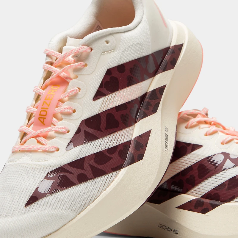 adidas Femmes Evo SL Blanc cassé / Rouge ombre - Rose étincelle