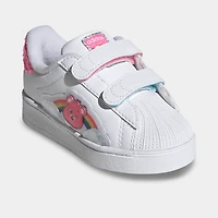 adidas Infants' Care Bears Superstar LED Lights Comfort Closure White / Lucid Pink - Bliss