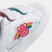 adidas chaussures Superstar Les Bisounours LED à scratch pour bébés Blanc / Rose lucide - tendre