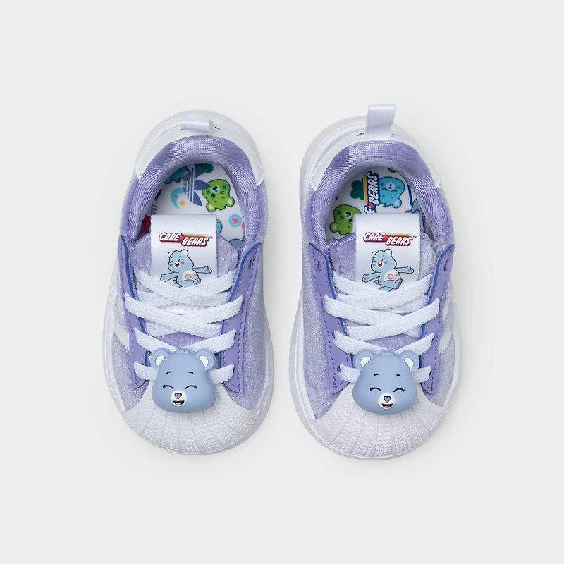 adidas Infants' Care Bears Superstar Quickon Light Purple / White - Core Black