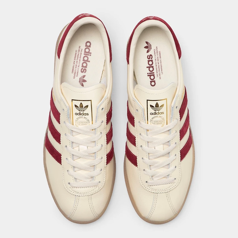 adidas Munchen Cream White / Collegiate Burgundy - Gum