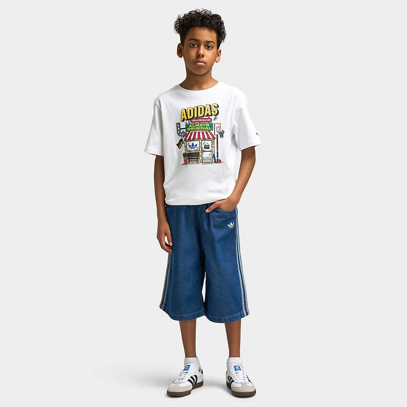 adidas Juniors t-shirt Shoe Bodega / Blanc