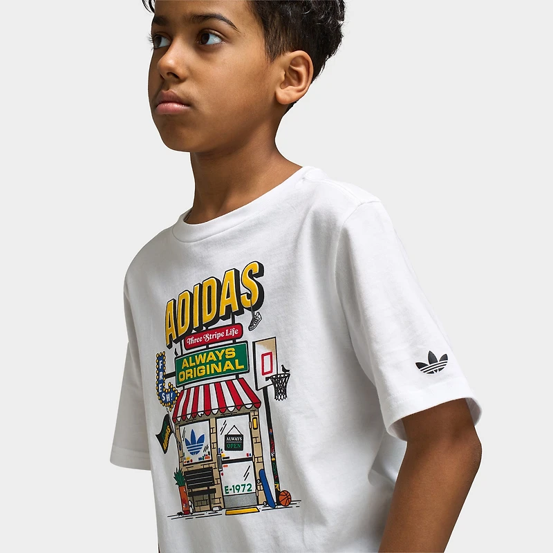 adidas Juniors t-shirt Shoe Bodega / Blanc
