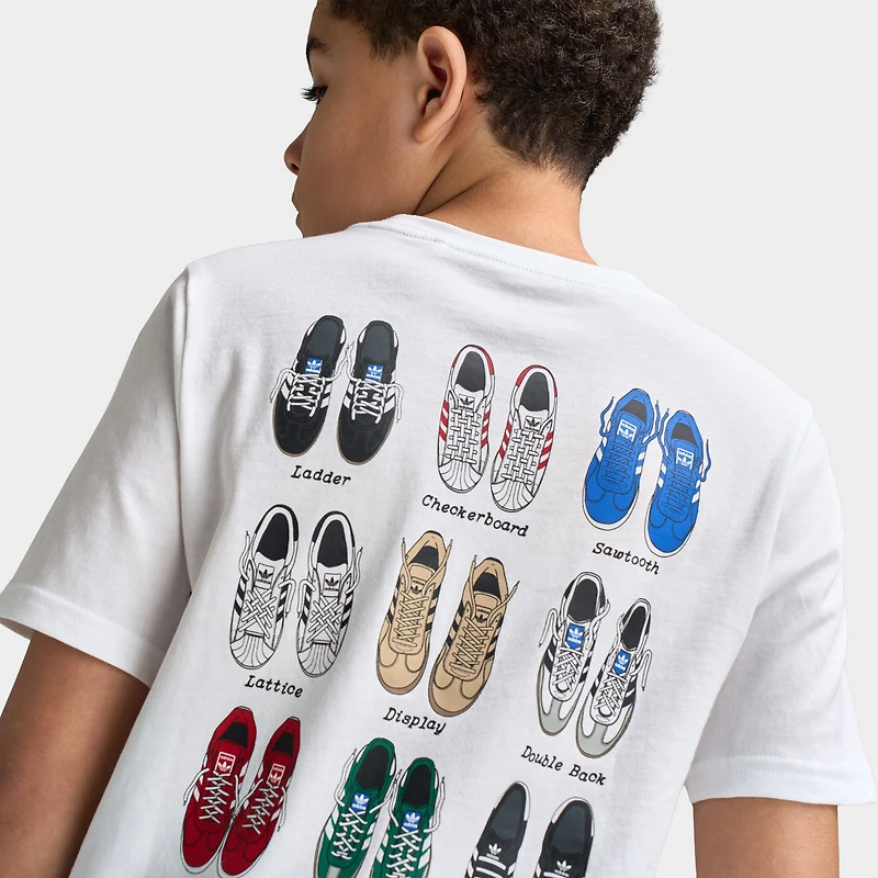 adidas Juniors' Lace 101 Tee / White