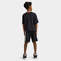 adidas Juniors' Loose Fit Logo Love Tee / Black