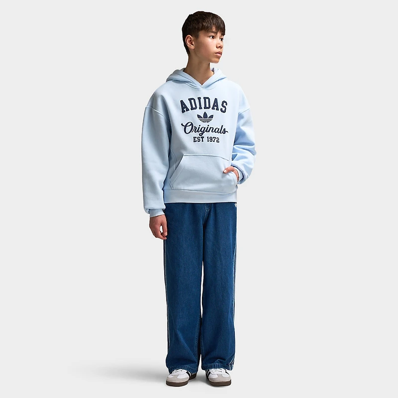 adidas Junior Chandail à Capuchon polaire/ Crystal Ciel