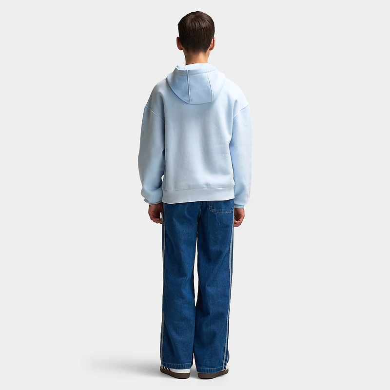adidas Juniors' Varsity Fleece Hoodie / Crystal Sky