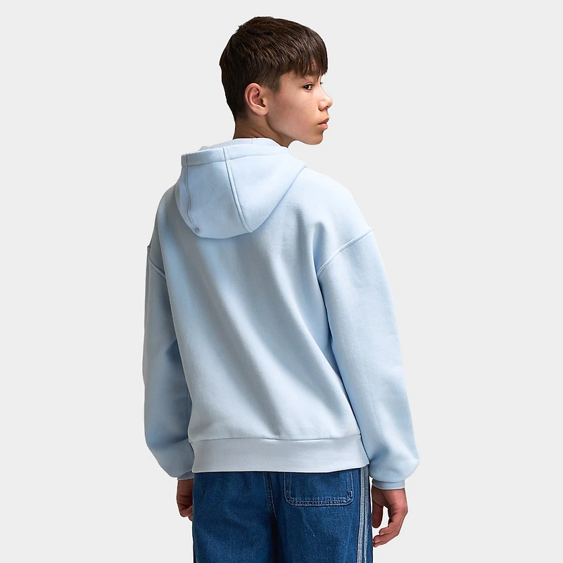 adidas Junior Chandail à Capuchon polaire/ Crystal Ciel