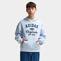 adidas Juniors' Varsity Fleece Hoodie / Crystal Sky