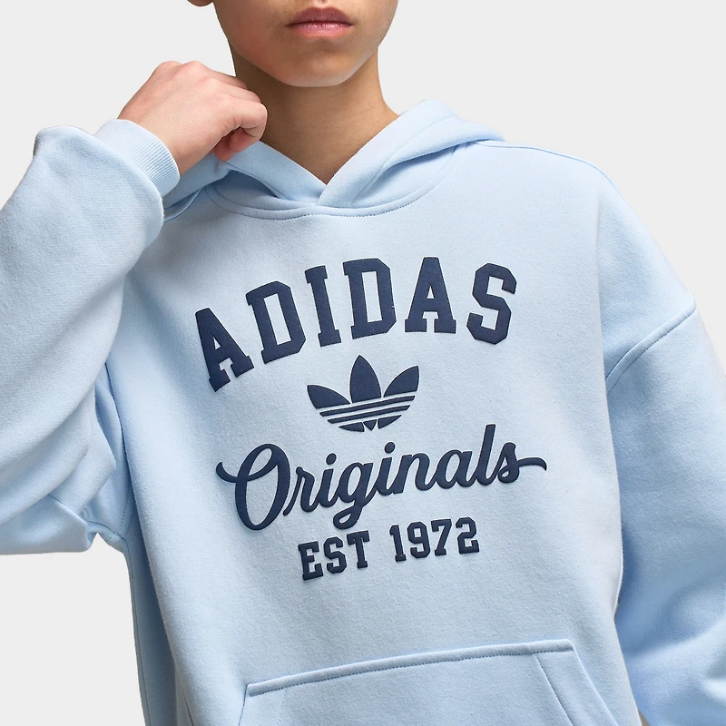adidas Junior Chandail à Capuchon polaire/ Crystal Ciel
