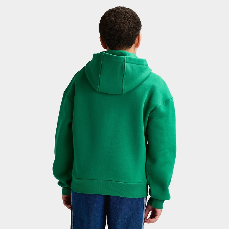 adidas Juniors' Varsity Fleece Hoodie / Bold Green