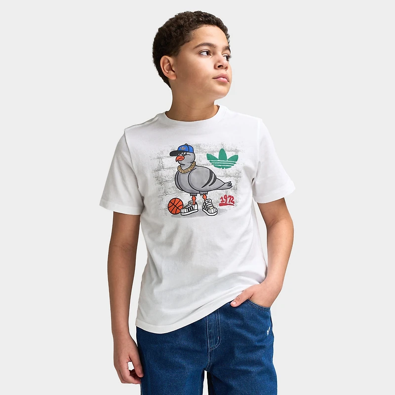 adidas Juniors' Sport Tee / White