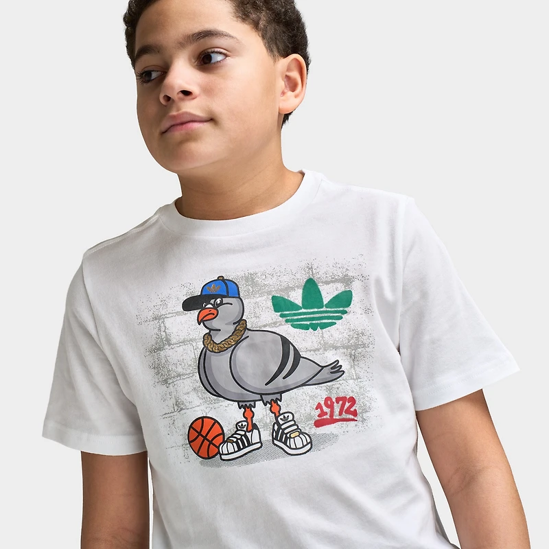 adidas Juniors' Sport Tee / White