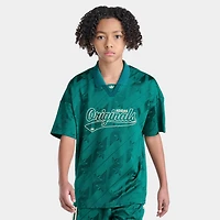 adidas Junior Boys' Monogram Jersey Top / Collegiate Green