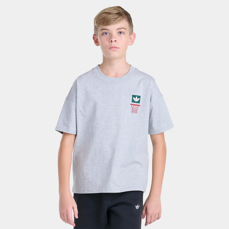 adidas Junior Backboard T-shirt Coupe Ample / Heather Moyen