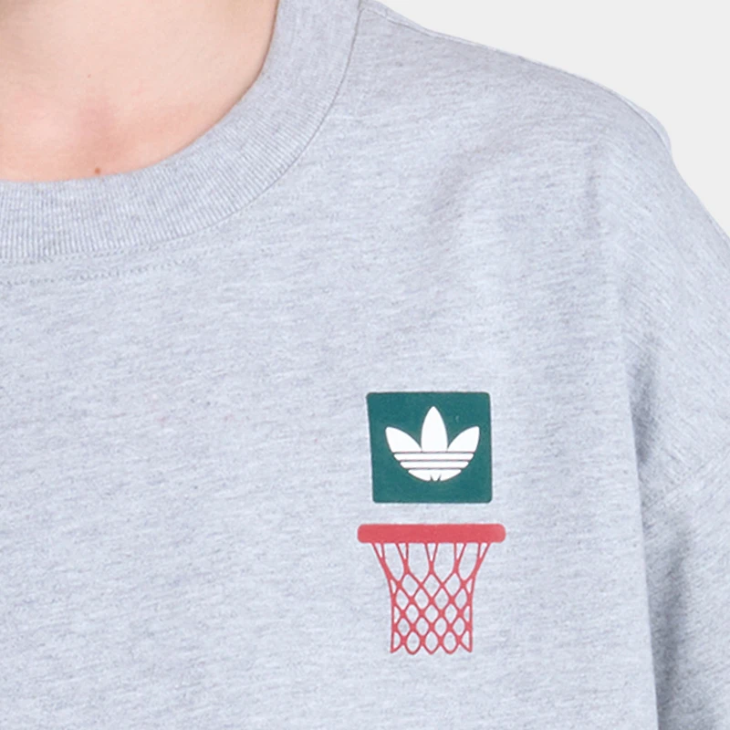 adidas Junior Backboard T-shirt Coupe Ample / Heather Moyen