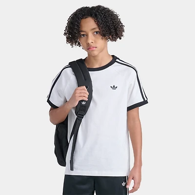 adidas Junior T-shirt à 3 Bandes / Blanc Nuage