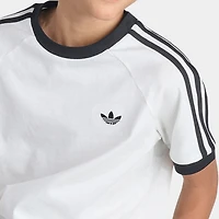 adidas Juniors' 3 Stripes T-Shirt / Cloud White