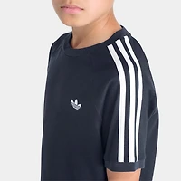 adidas Juniors' 3 Stripes T-Shirt / Black