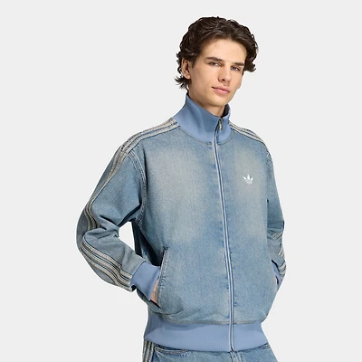 adidas Firebird Adicolor Track Top / Worn Blue Denim