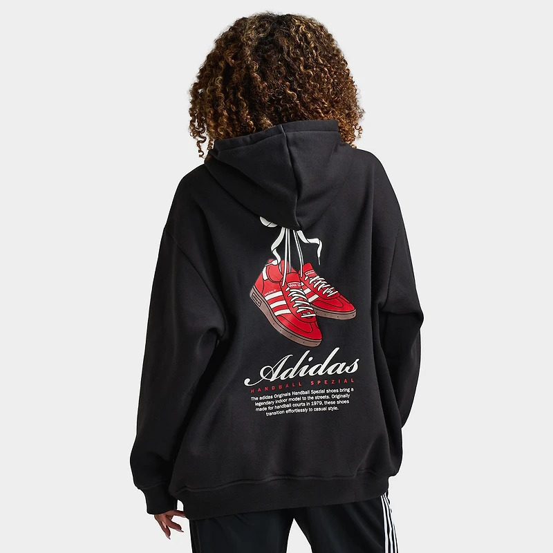 adidas Women's Footwear Bow Graphic Hoodie / Black